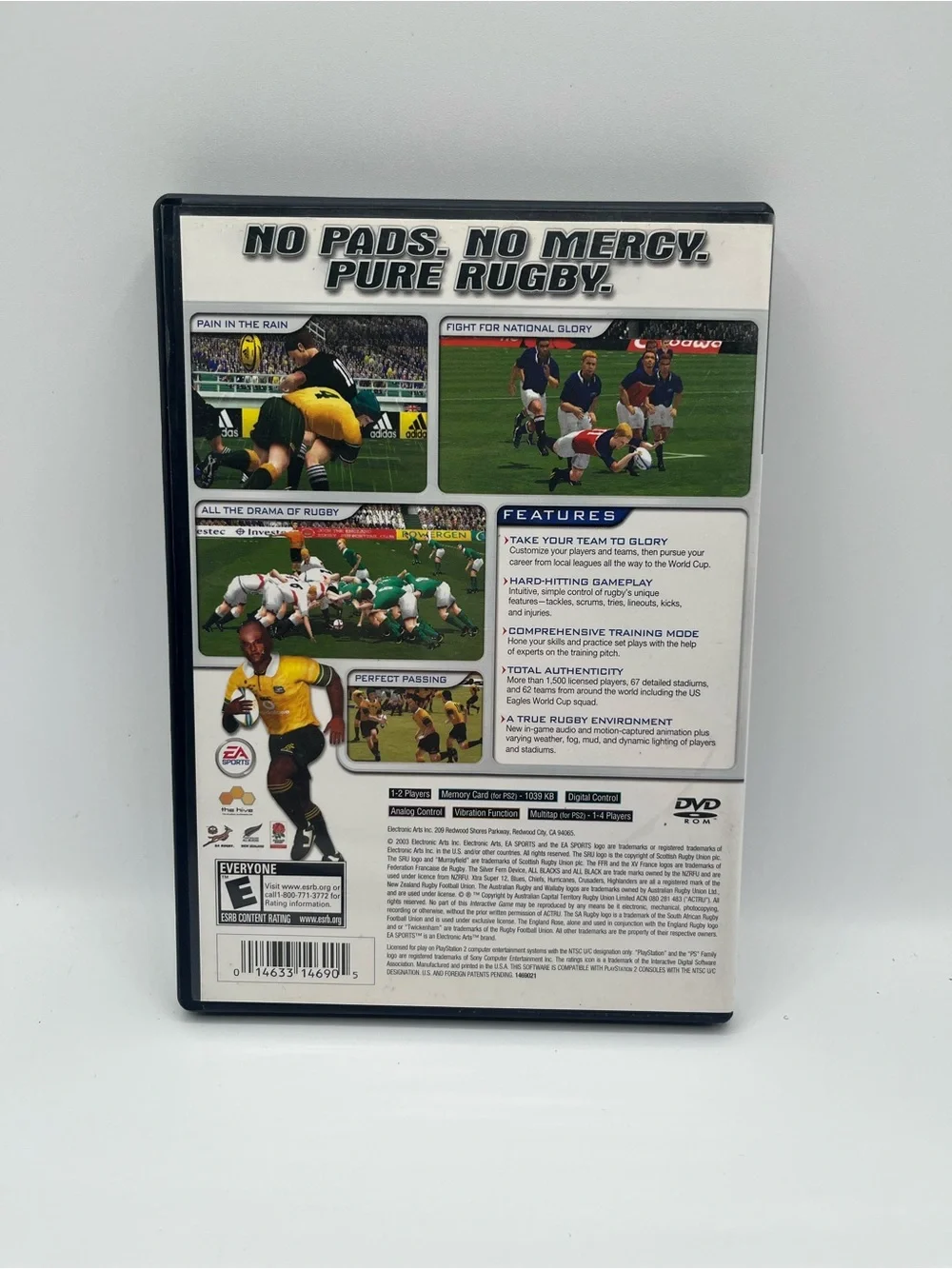 PlayStation 2 Games-Rugby 2004, NCAA Football 2004 and NCAA Football 2005